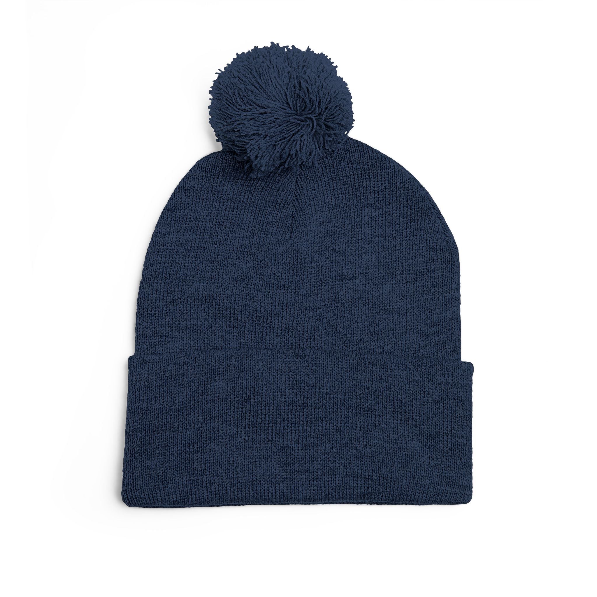 BHA Logo Winter Beanie -Embroidered Pom-Pom Knit Cap