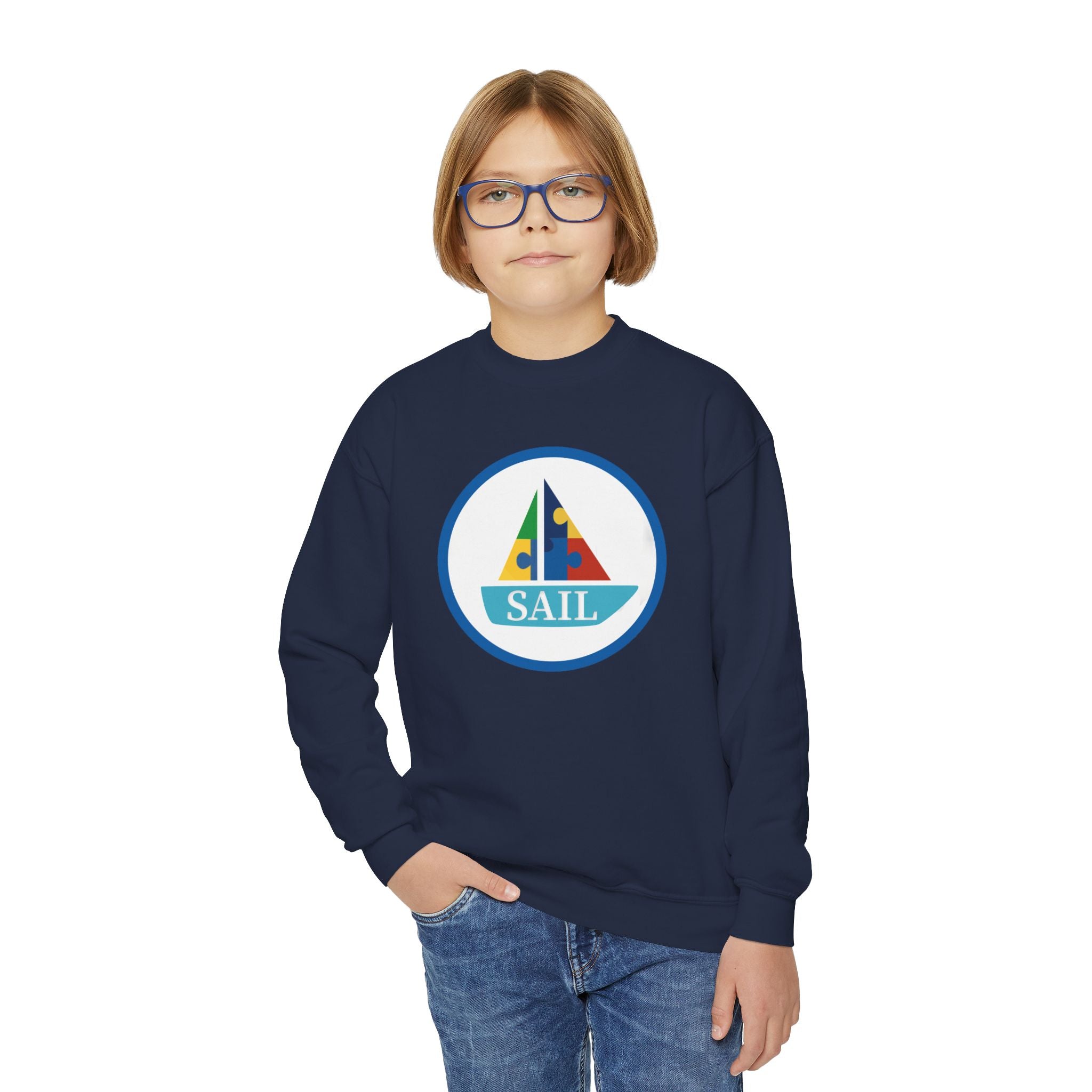 SAIL - Youth Crewneck Sweatshirt