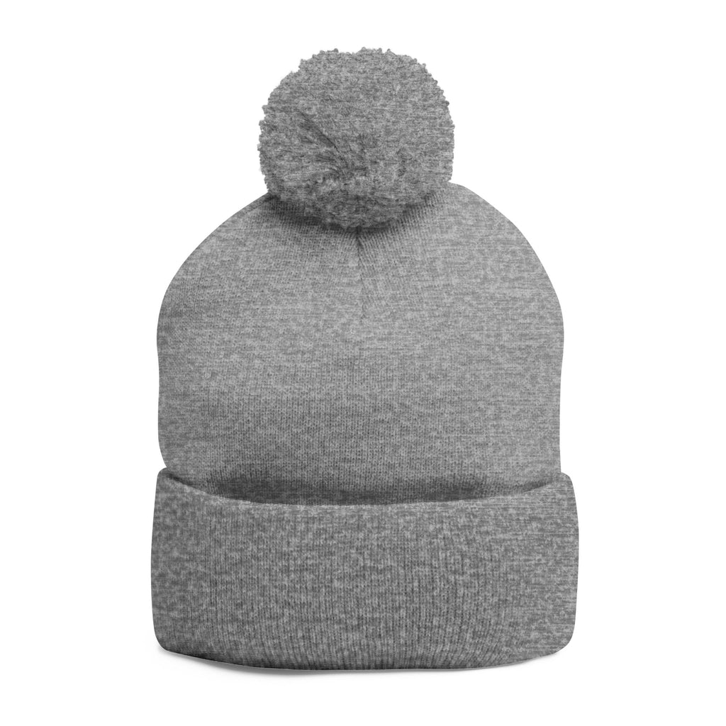 BHA Logo Winter Beanie -Embroidered Pom-Pom Knit Cap