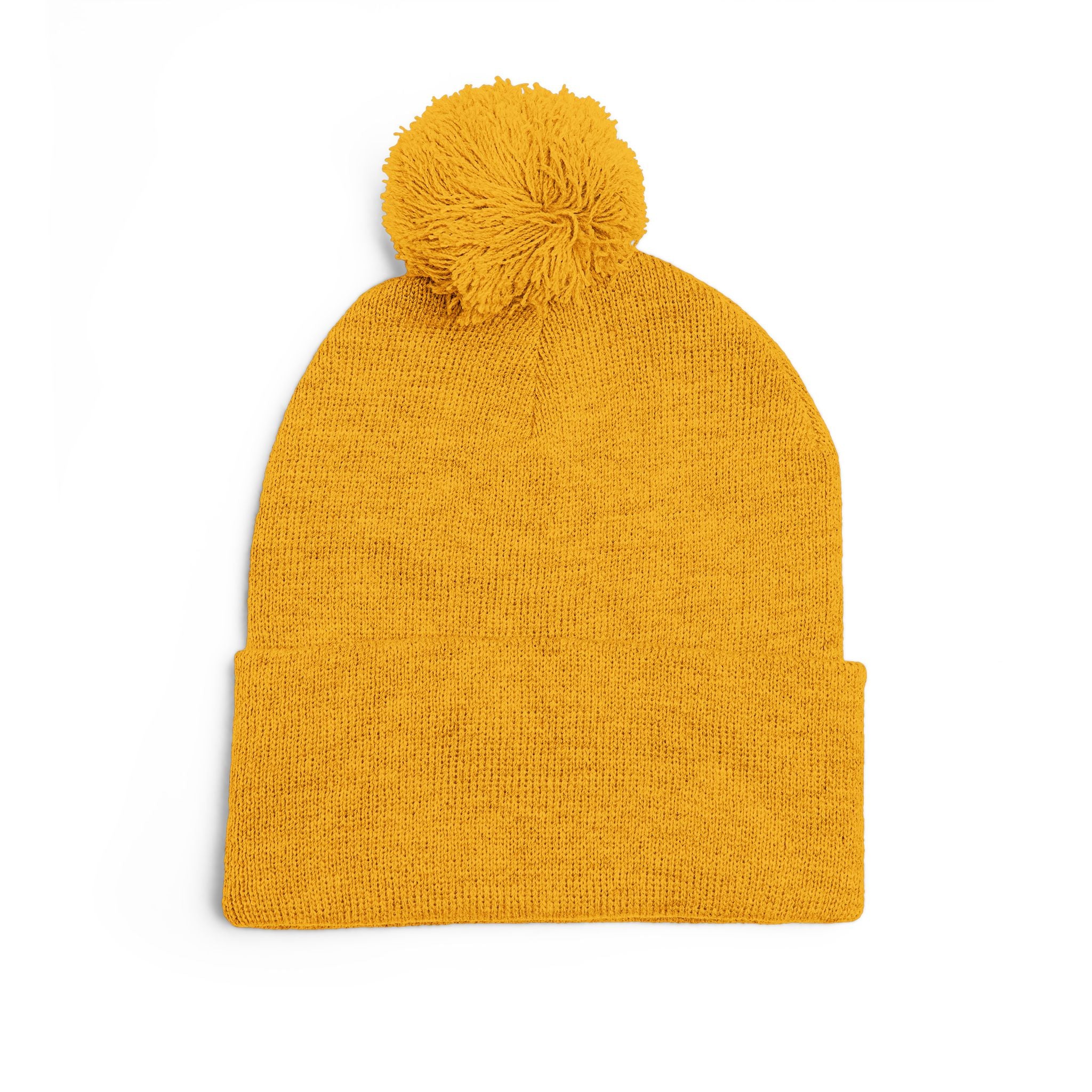 BHA Logo Winter Beanie -Embroidered Pom-Pom Knit Cap