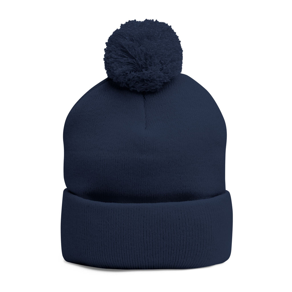 BHA Logo Winter Beanie -Embroidered Pom-Pom Knit Cap