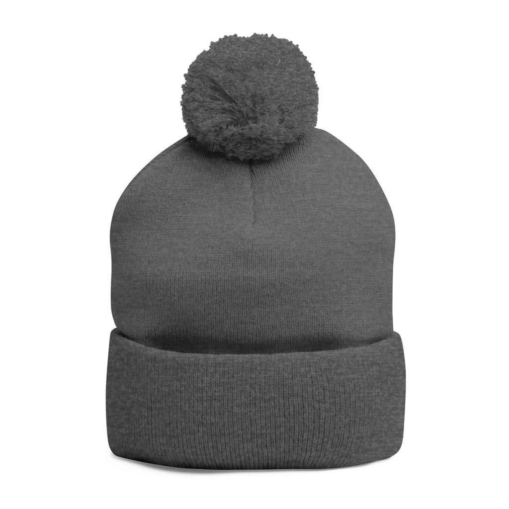BHA Logo Winter Beanie -Embroidered Pom-Pom Knit Cap