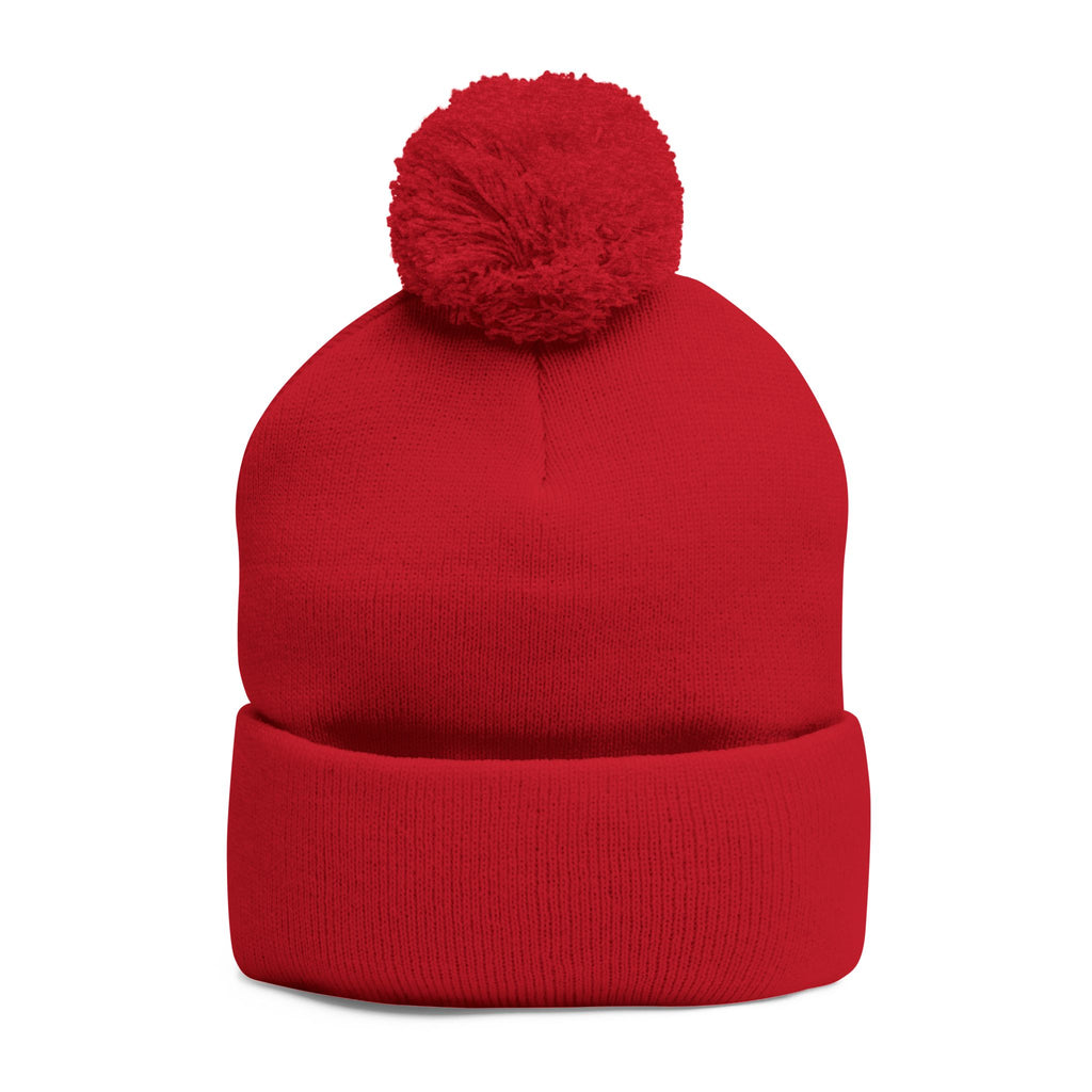 BHA Logo Winter Beanie -Embroidered Pom-Pom Knit Cap