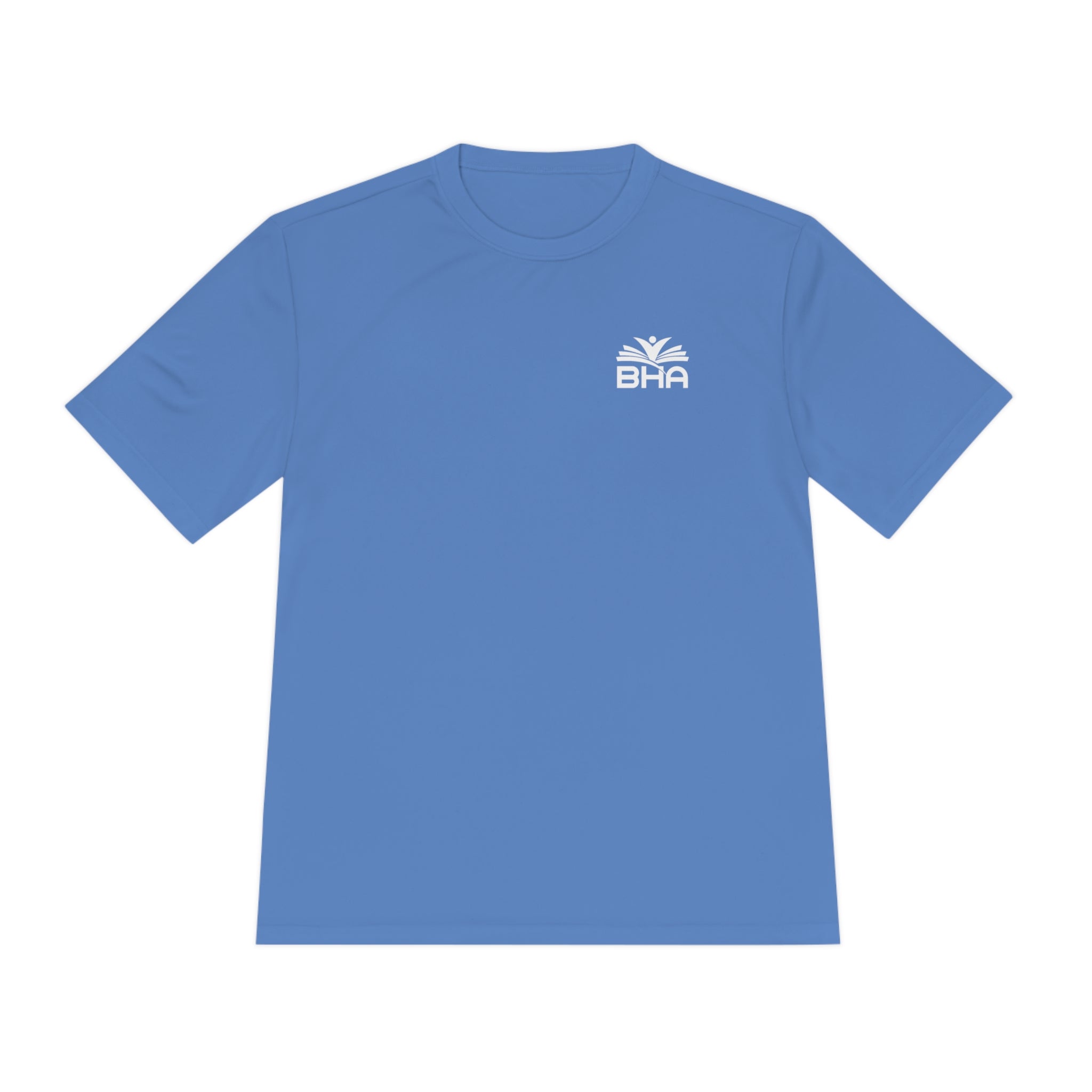 BHA Logo -White Logo - Unisex Moisture Wicking Tee
