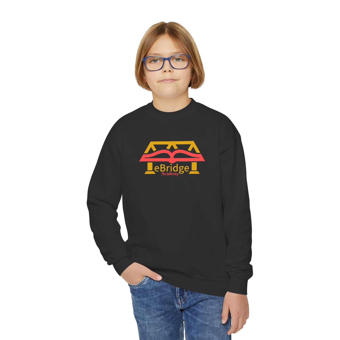 eBridge Academy - Youth Crewneck Sweatshirt