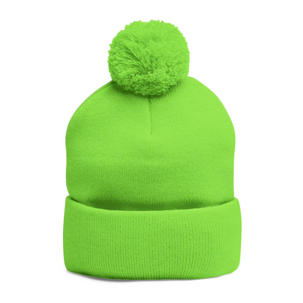BHA Logo Winter Beanie -Embroidered Pom-Pom Knit Cap