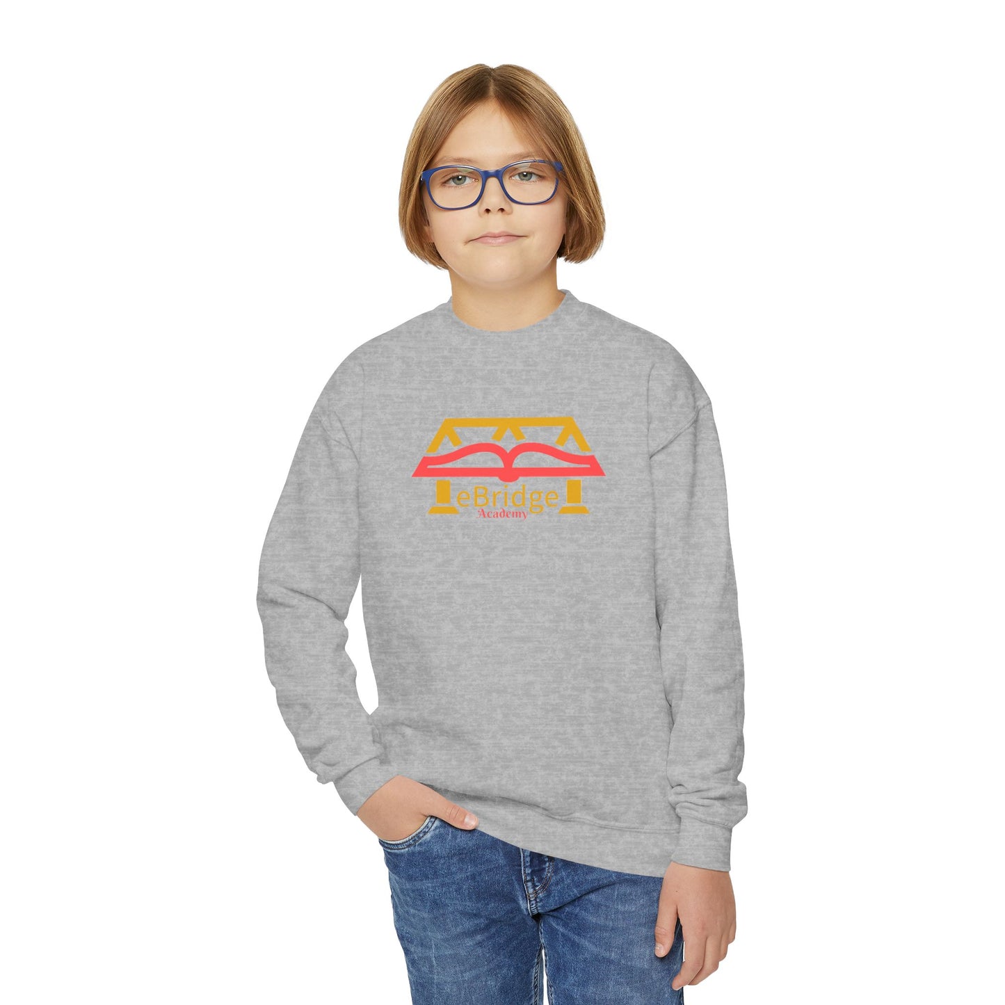 eBridge Academy - Youth Crewneck Sweatshirt