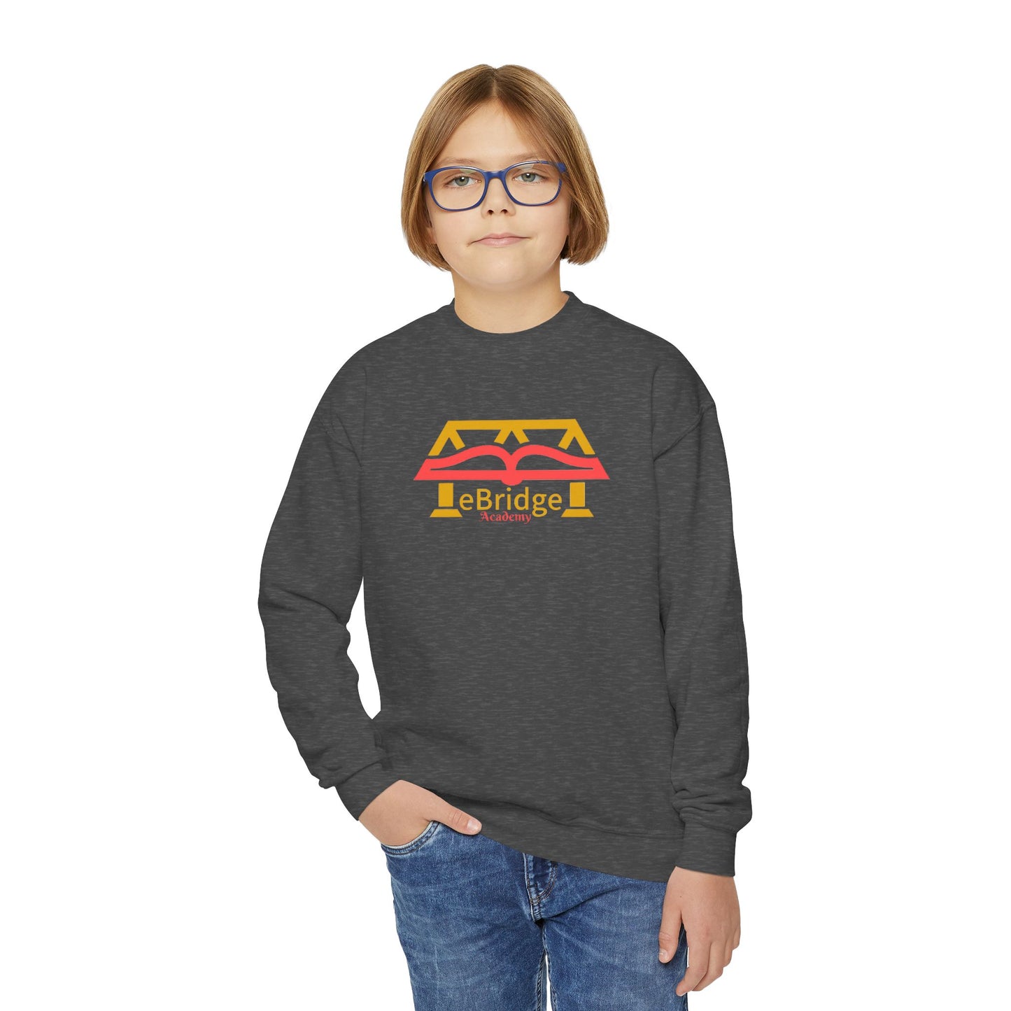 eBridge Academy - Youth Crewneck Sweatshirt