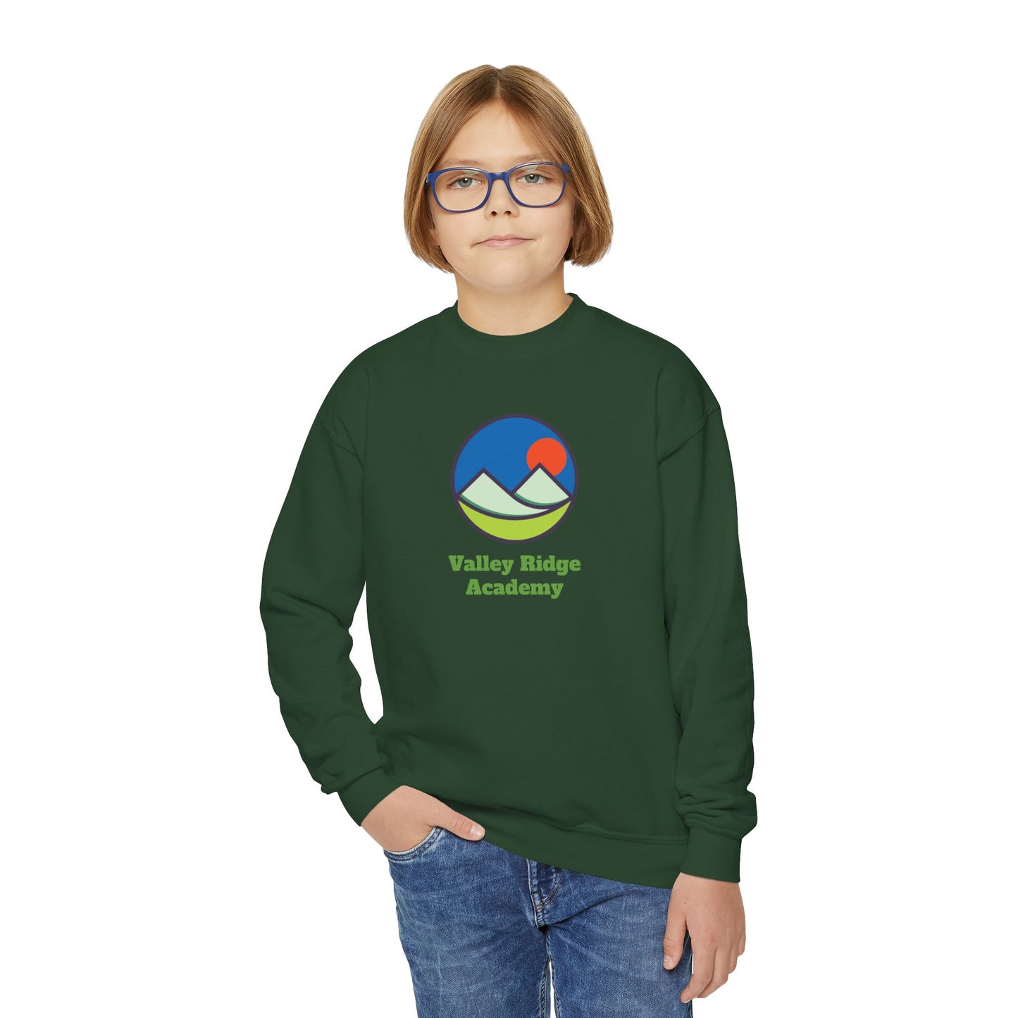 Valley Ridge Academy - Youth Crewneck Sweatshirt