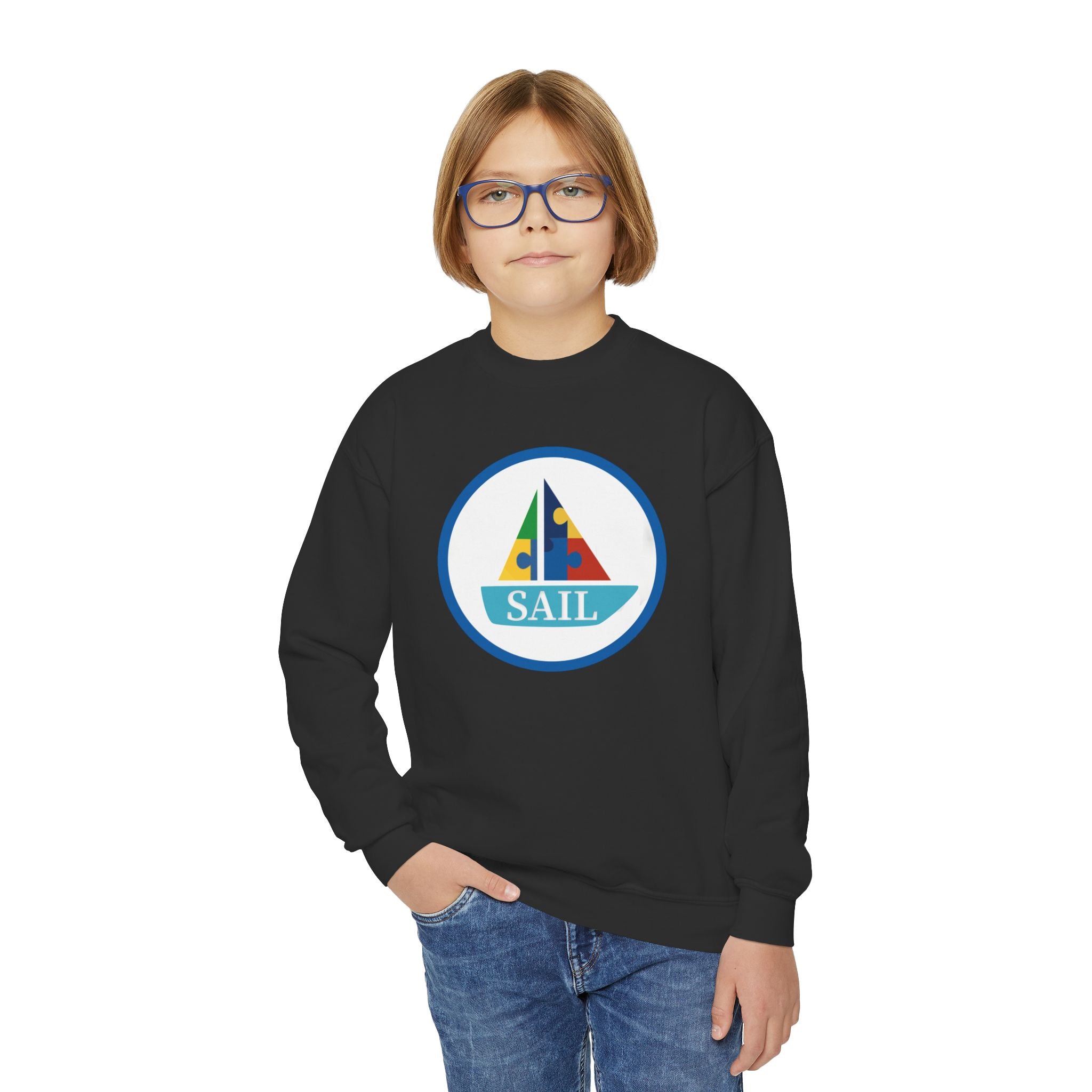 SAIL - Youth Crewneck Sweatshirt