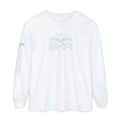 BHA Logo - White with Color Accent -  Long Sleeve Tee