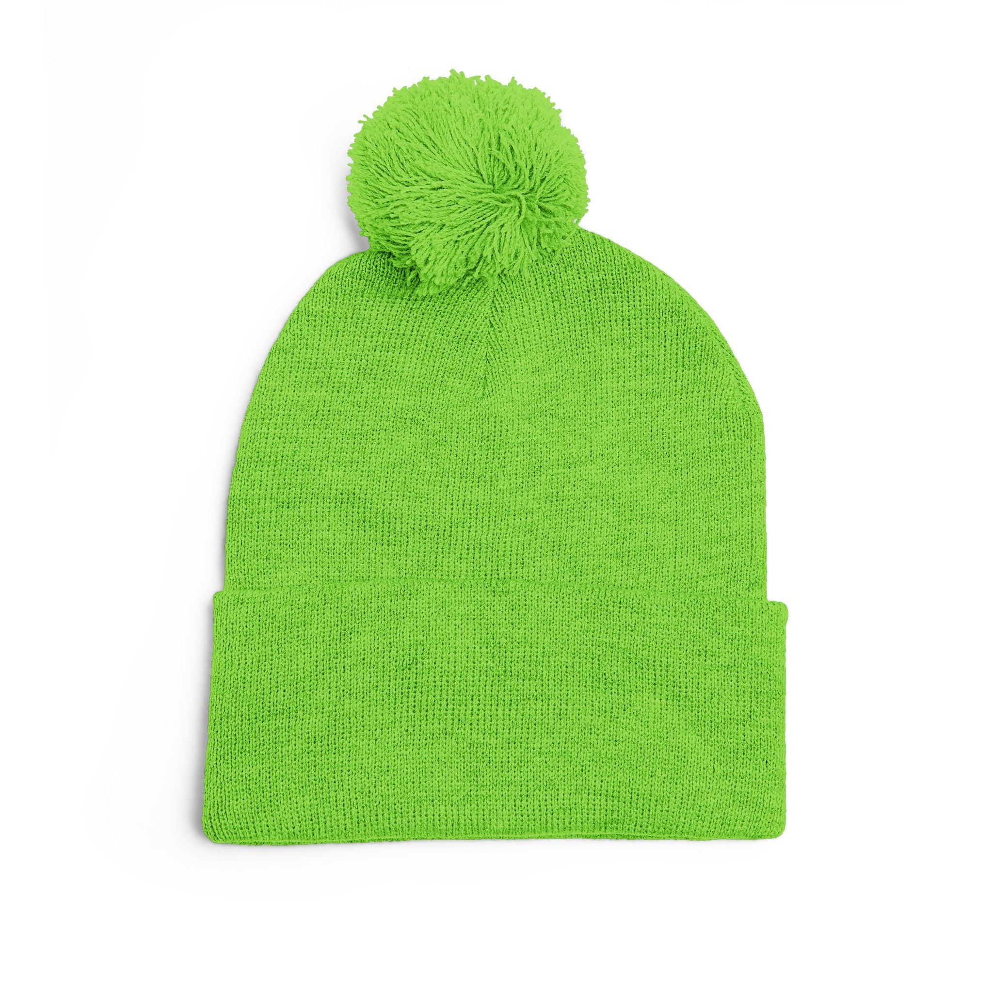 BHA Logo Winter Beanie -Embroidered Pom-Pom Knit Cap