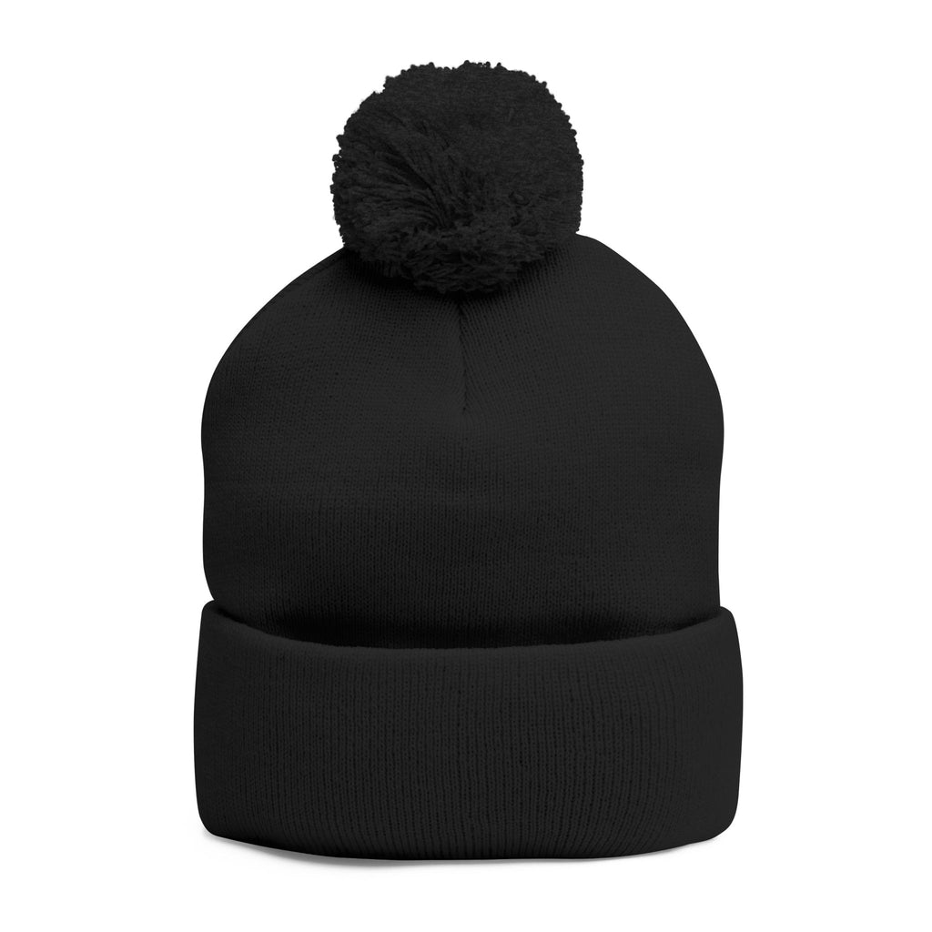 BHA Logo Winter Beanie -Embroidered Pom-Pom Knit Cap