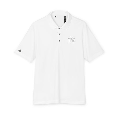 BHA Embroidered Performance Polo Shirt — Lightweight White Golf & Work Polo