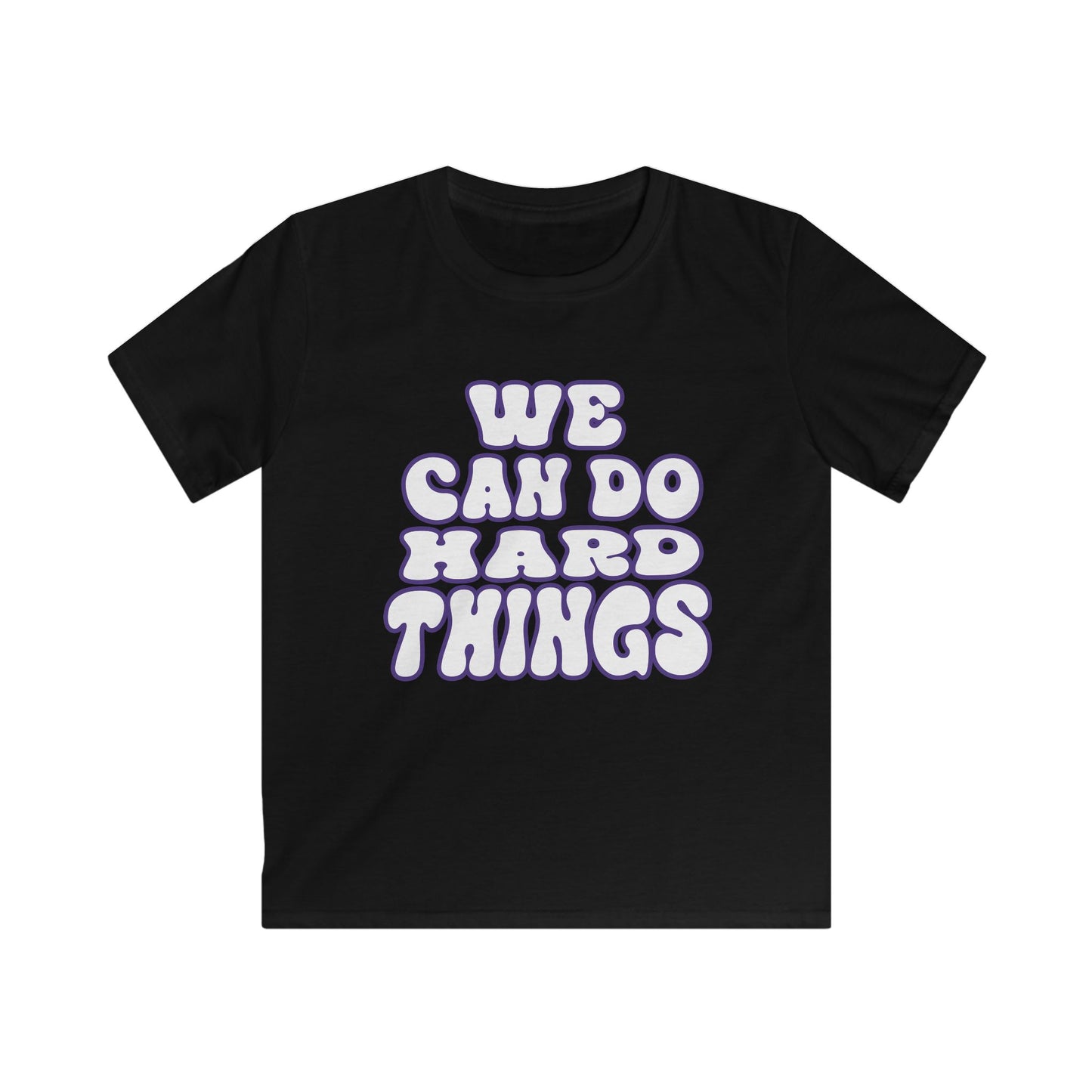 Journey - We Can Do Hard Things - Kids Softstyle Tee