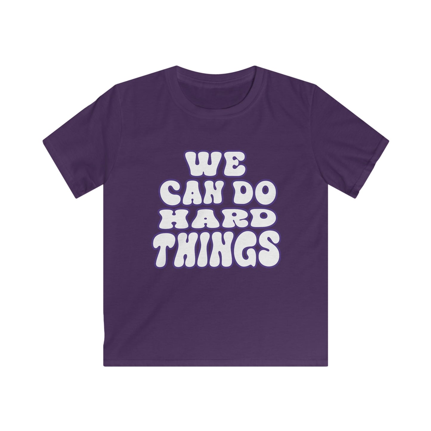 Journey - We Can Do Hard Things - Kids Softstyle Tee