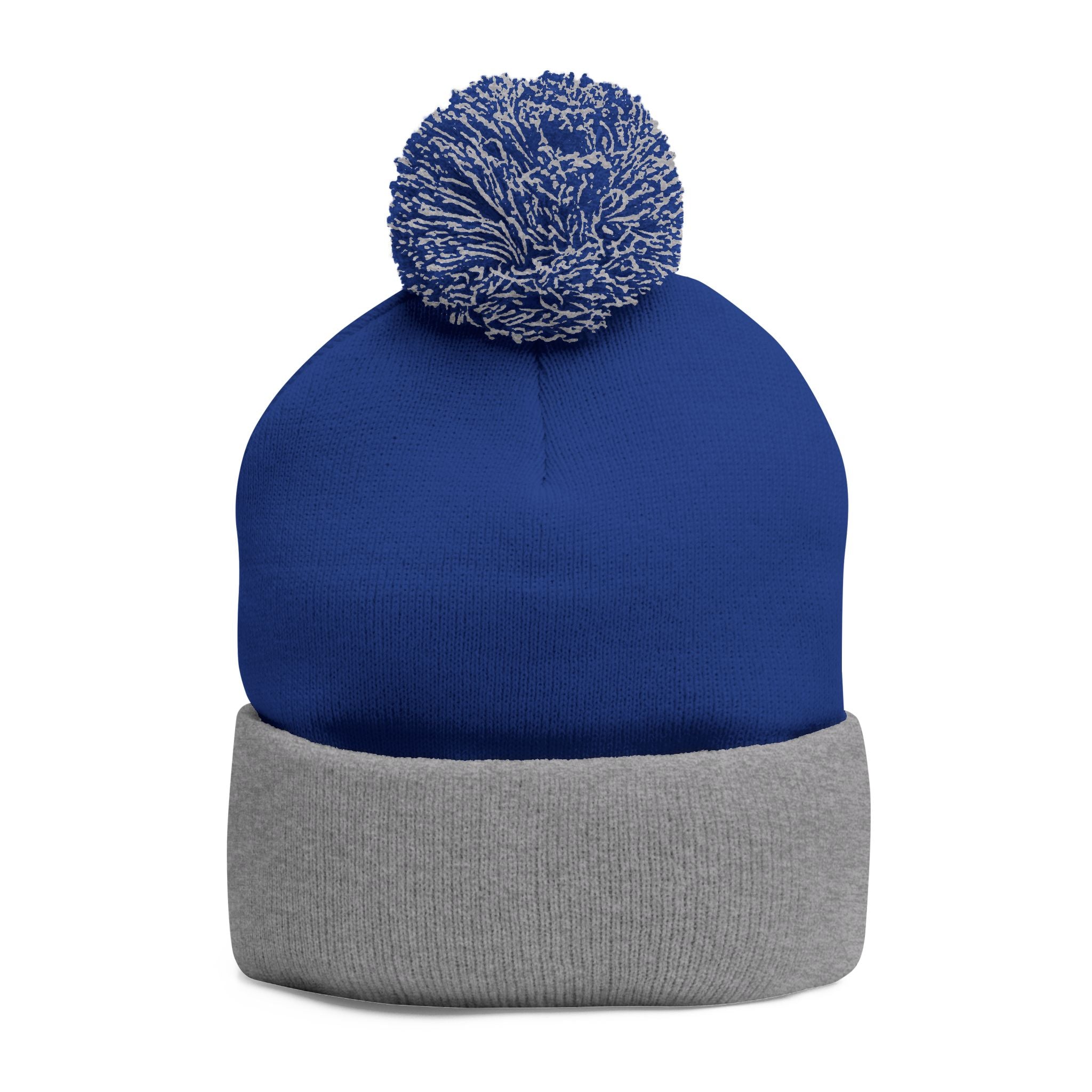 BHA Logo Winter Beanie -Embroidered Pom-Pom Knit Cap
