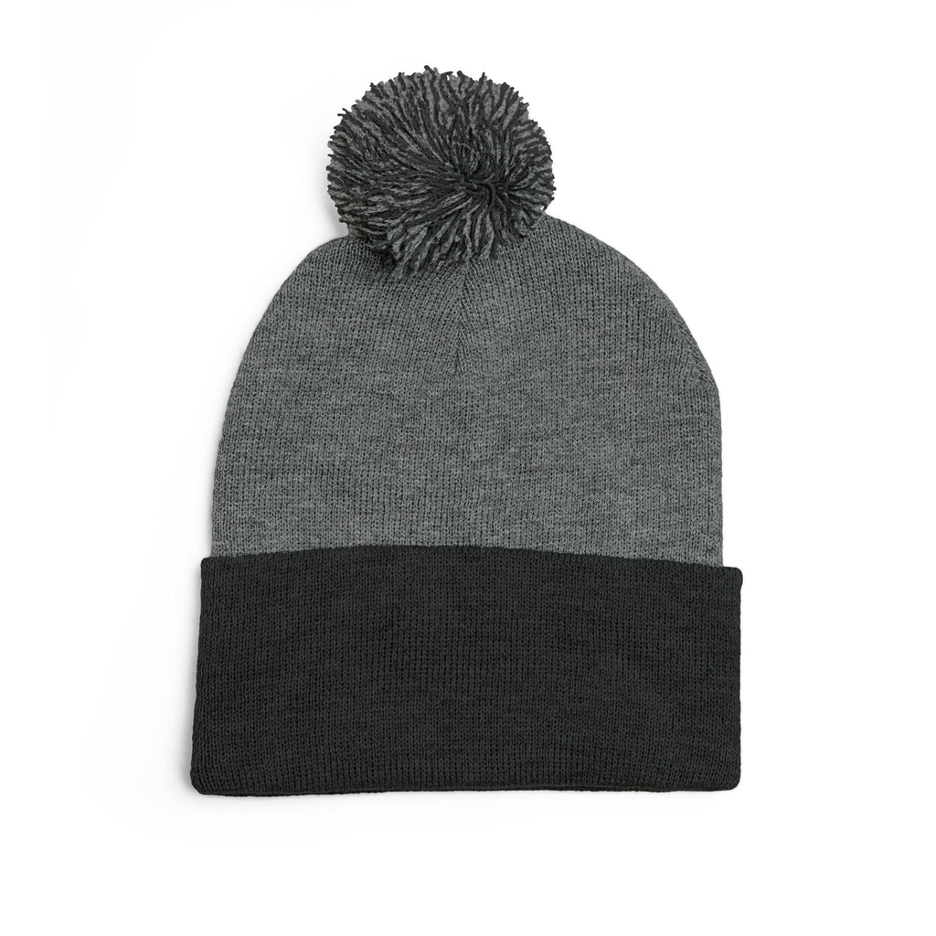 BHA Logo Winter Beanie -Embroidered Pom-Pom Knit Cap