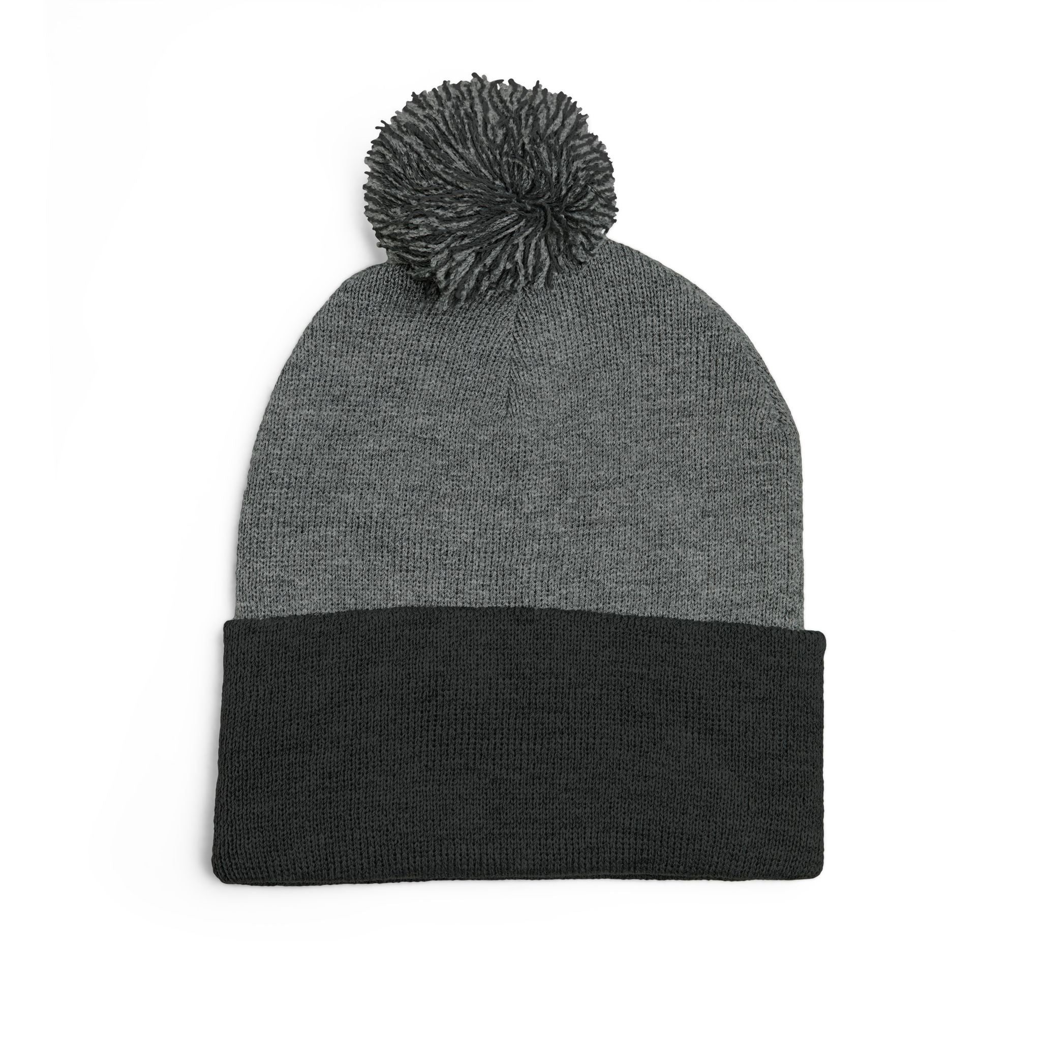 BHA Logo Winter Beanie -Embroidered Pom-Pom Knit Cap