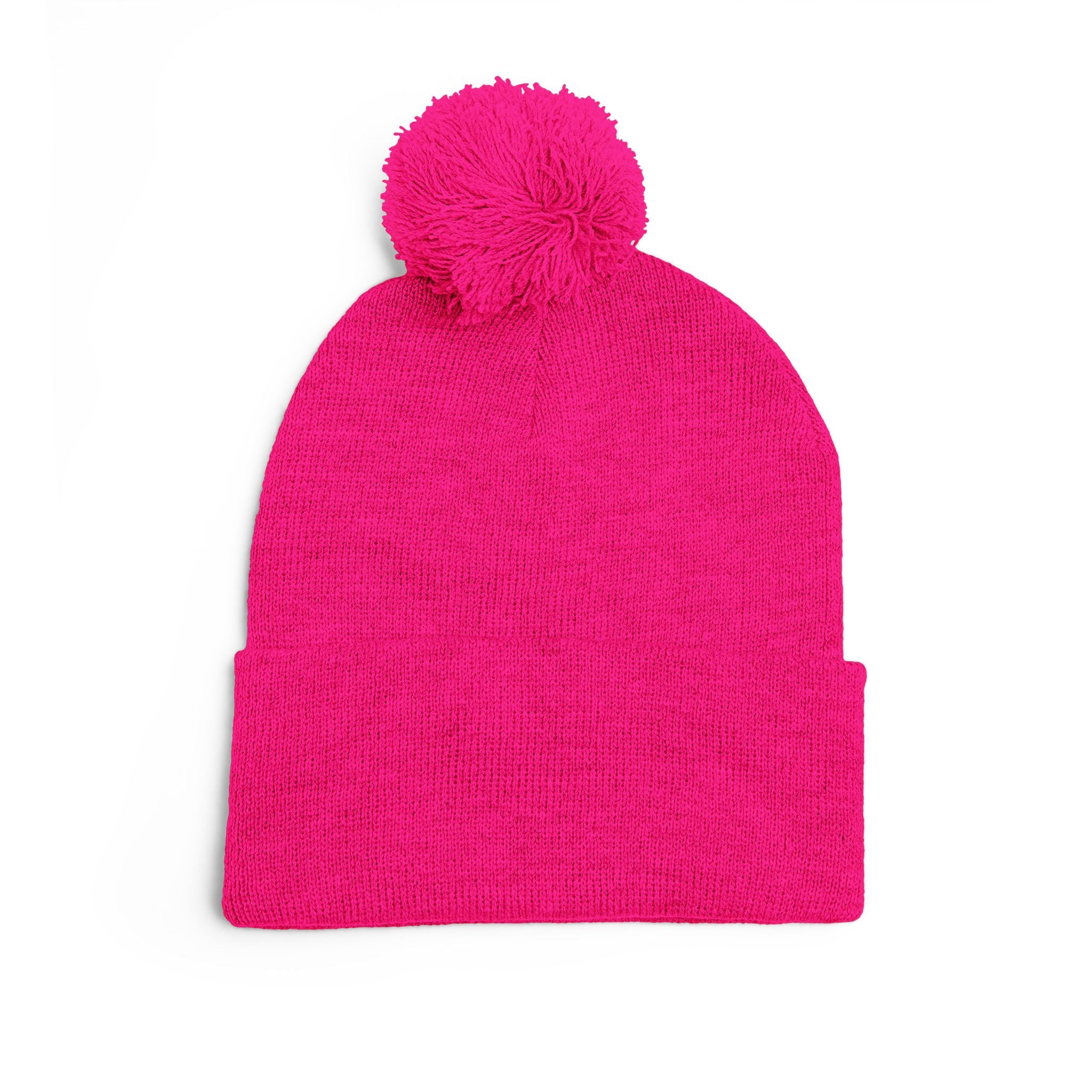 BHA Logo Winter Beanie -Embroidered Pom-Pom Knit Cap