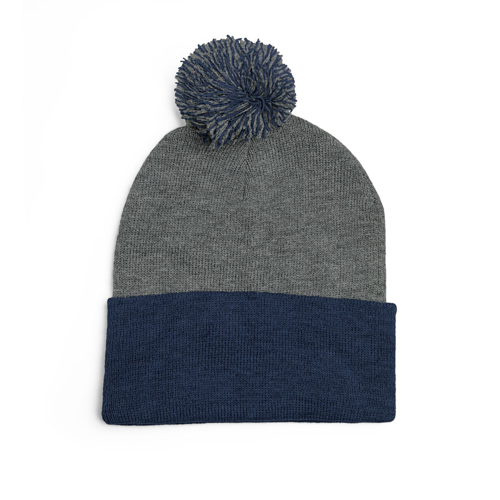 BHA Logo Winter Beanie -Embroidered Pom-Pom Knit Cap