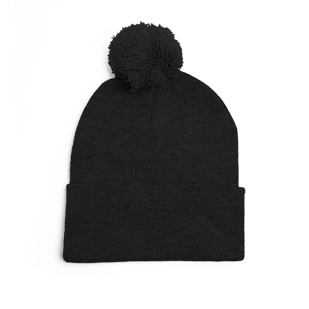 BHA Logo Winter Beanie -Embroidered Pom-Pom Knit Cap