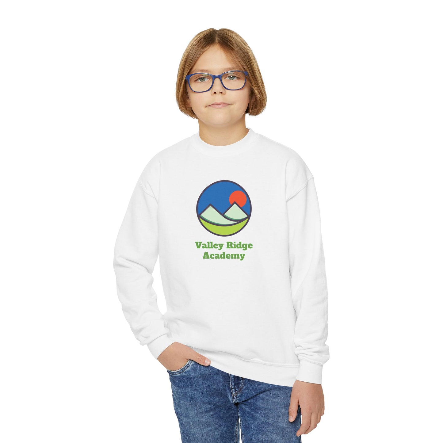 Valley Ridge Academy - Youth Crewneck Sweatshirt