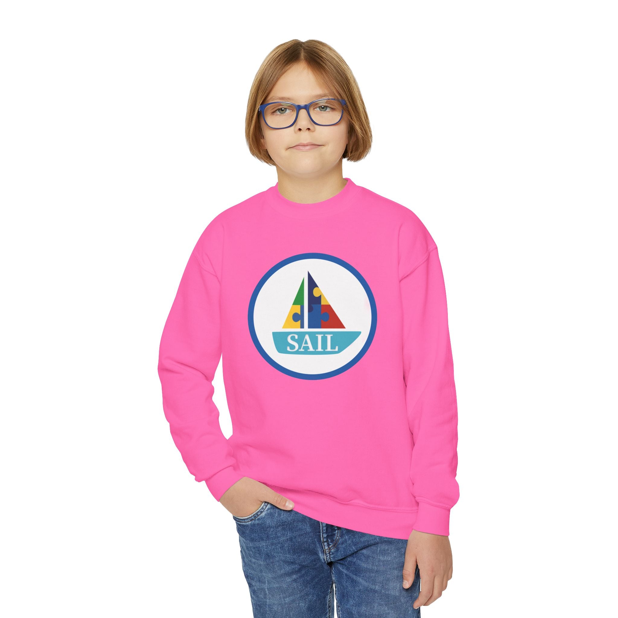 SAIL - Youth Crewneck Sweatshirt