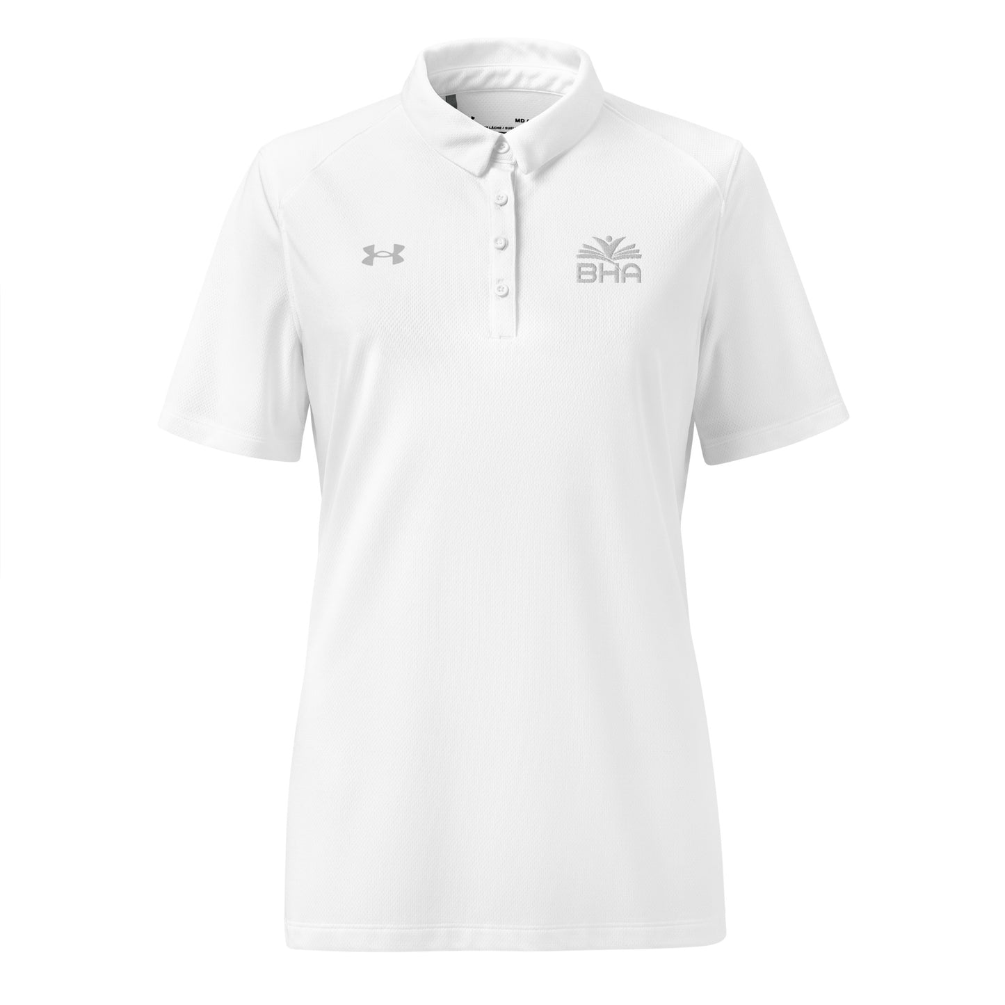 BHA White Logo - Under Armour® women’s polo