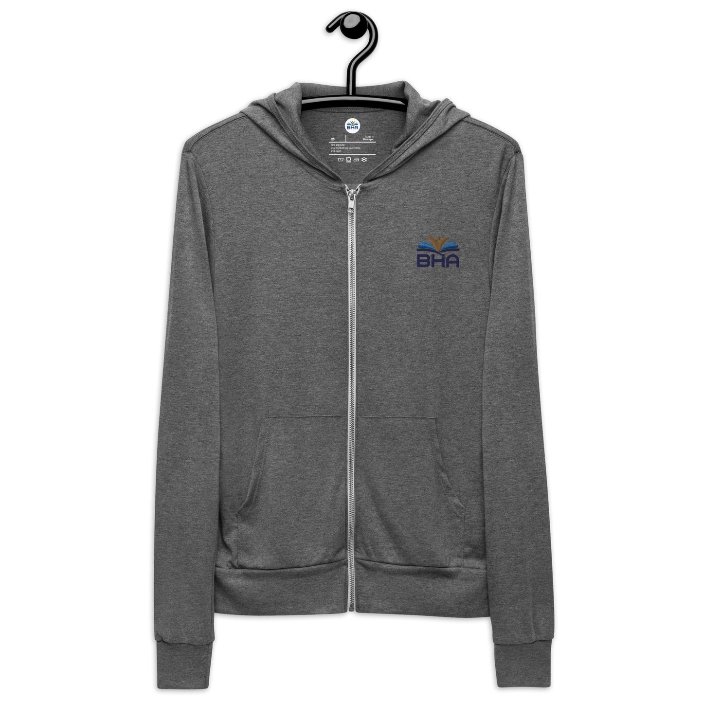 BHA Logo - Unisex zip hoodie