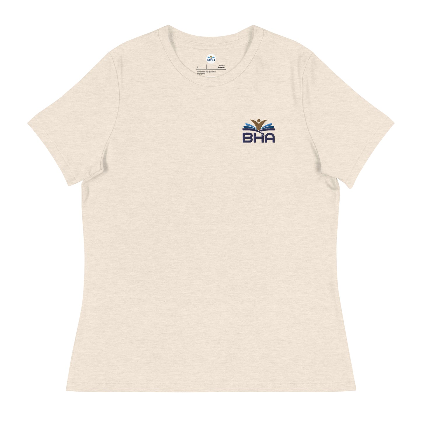 Embroidered Logo - Women's Relaxed T-Shirt