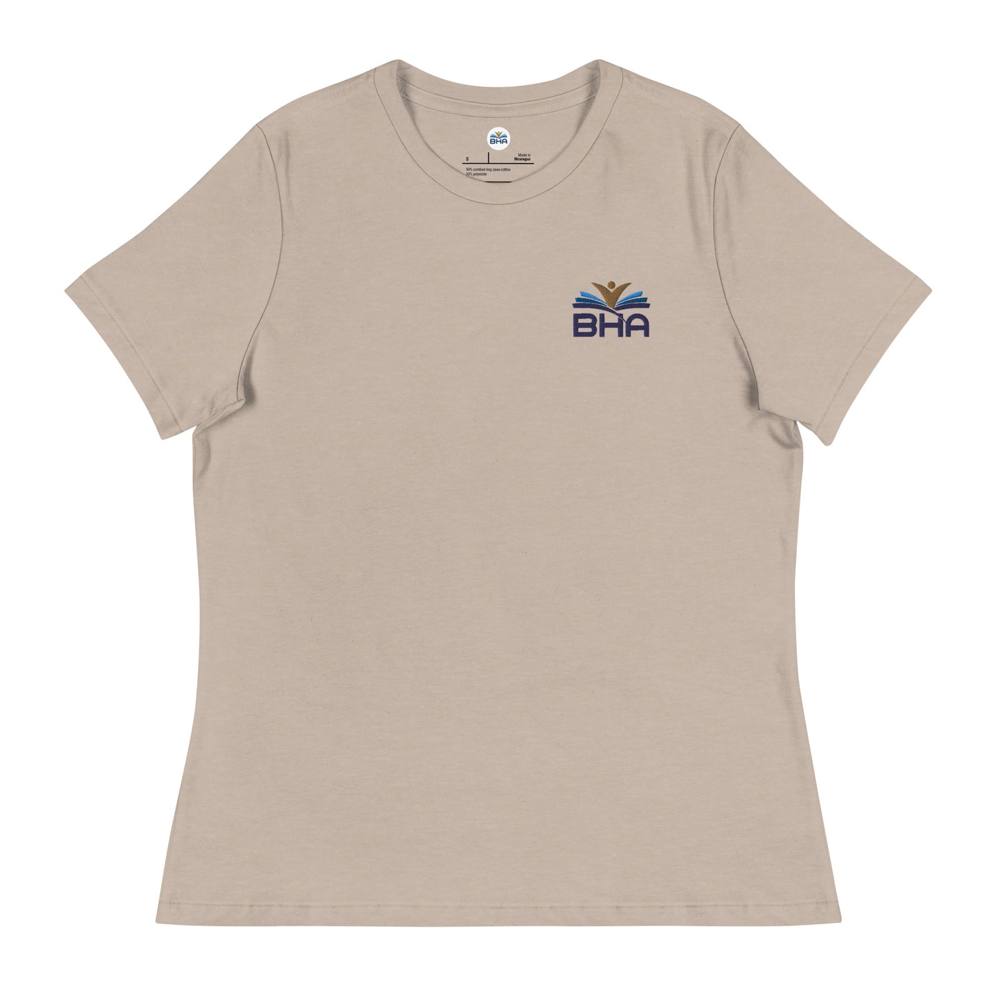 Embroidered Logo - Women's Relaxed T-Shirt